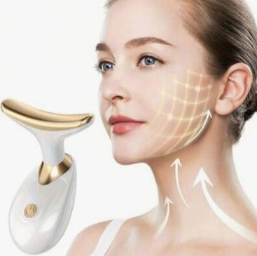 💥67% OFF 💥 Masajeador Facial Anti Papada con Luz LED! 🌟