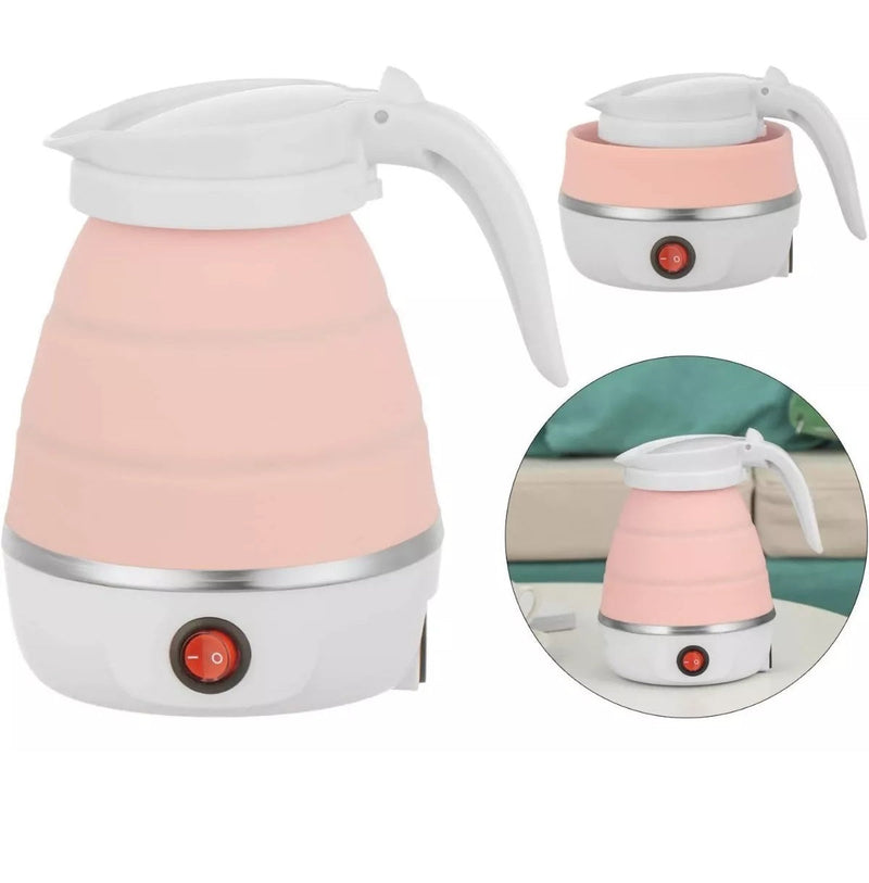 🔥 PAGA AL RECIBIR 🔥 Calentador tetera Hervidor De Agua Plegable Eléctrico Viaje 600ml 🫖